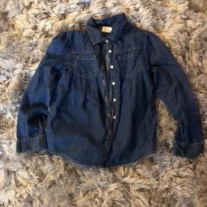 Girls Denim Shirt